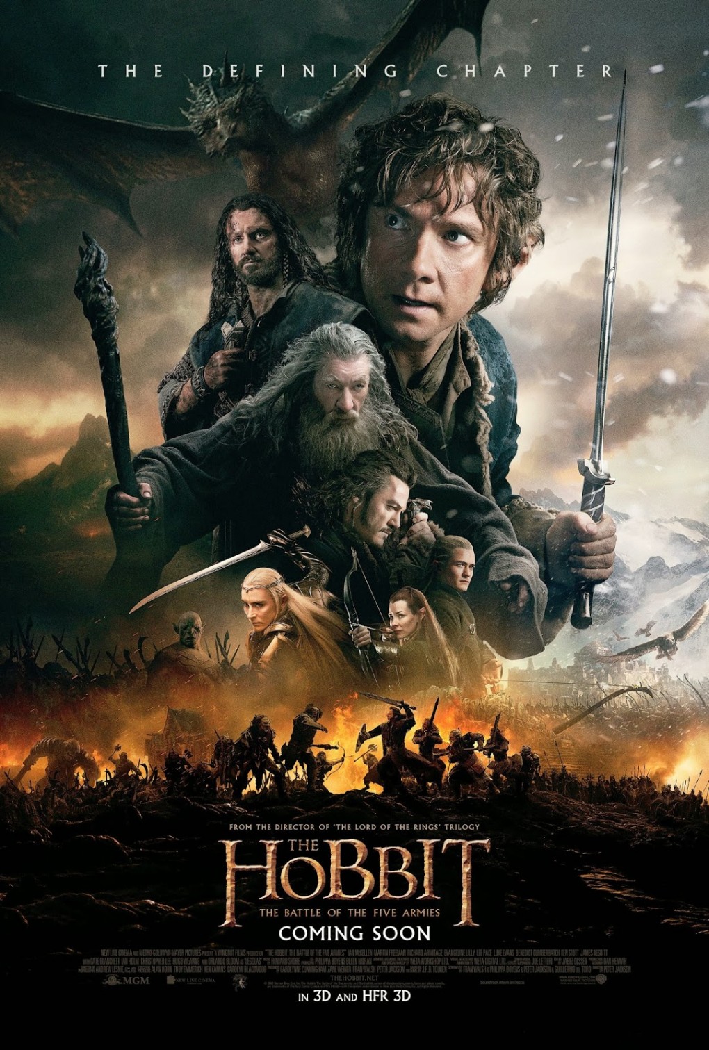 Le Hobbit – La Bataille des Cinq Armées : Poster Final